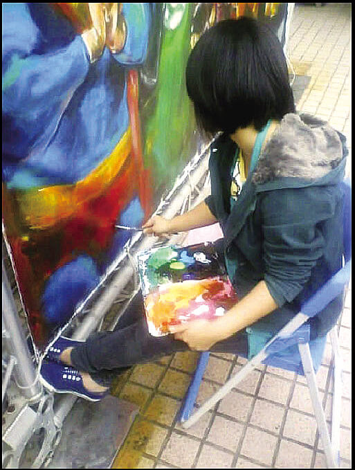 壓克力顏料繪畫紀錄